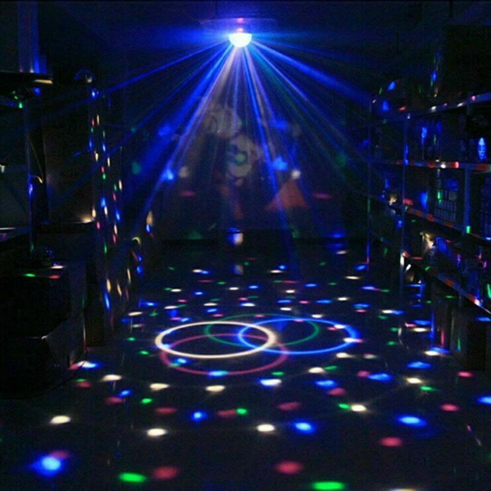 RGB Disco Party Light LED Stage Ball Lights KTV Strobe DJ Sound Activated Lamp