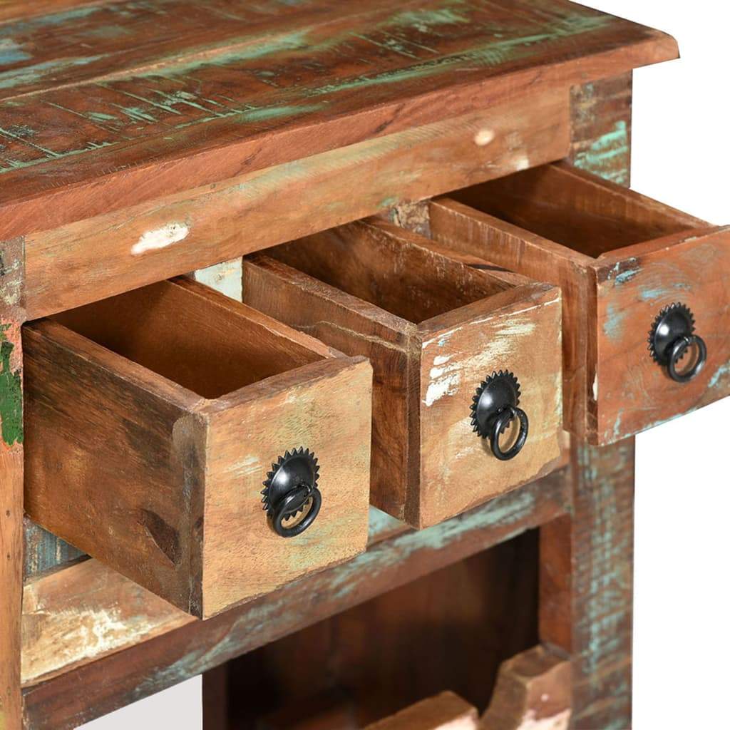 vidaXL Wine Rack for 9 Bottles Solid Reclaimed Wood