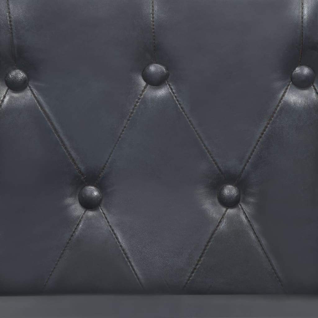 vidaXL Real Leather Arm Chair