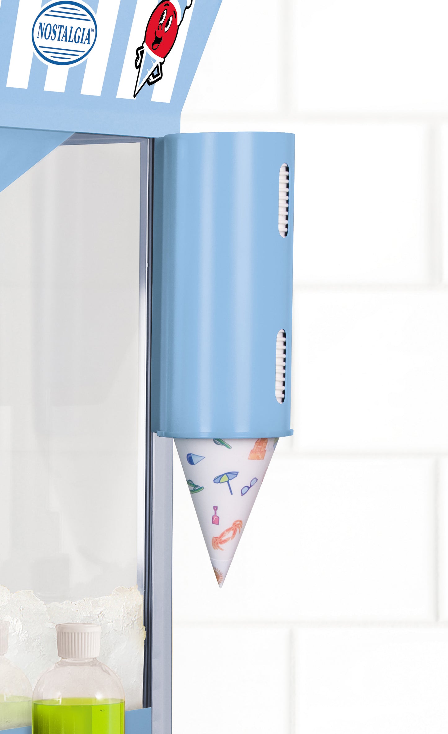 Nostalgia SCC200 Snow Cone Cart - 54 Inches Tall