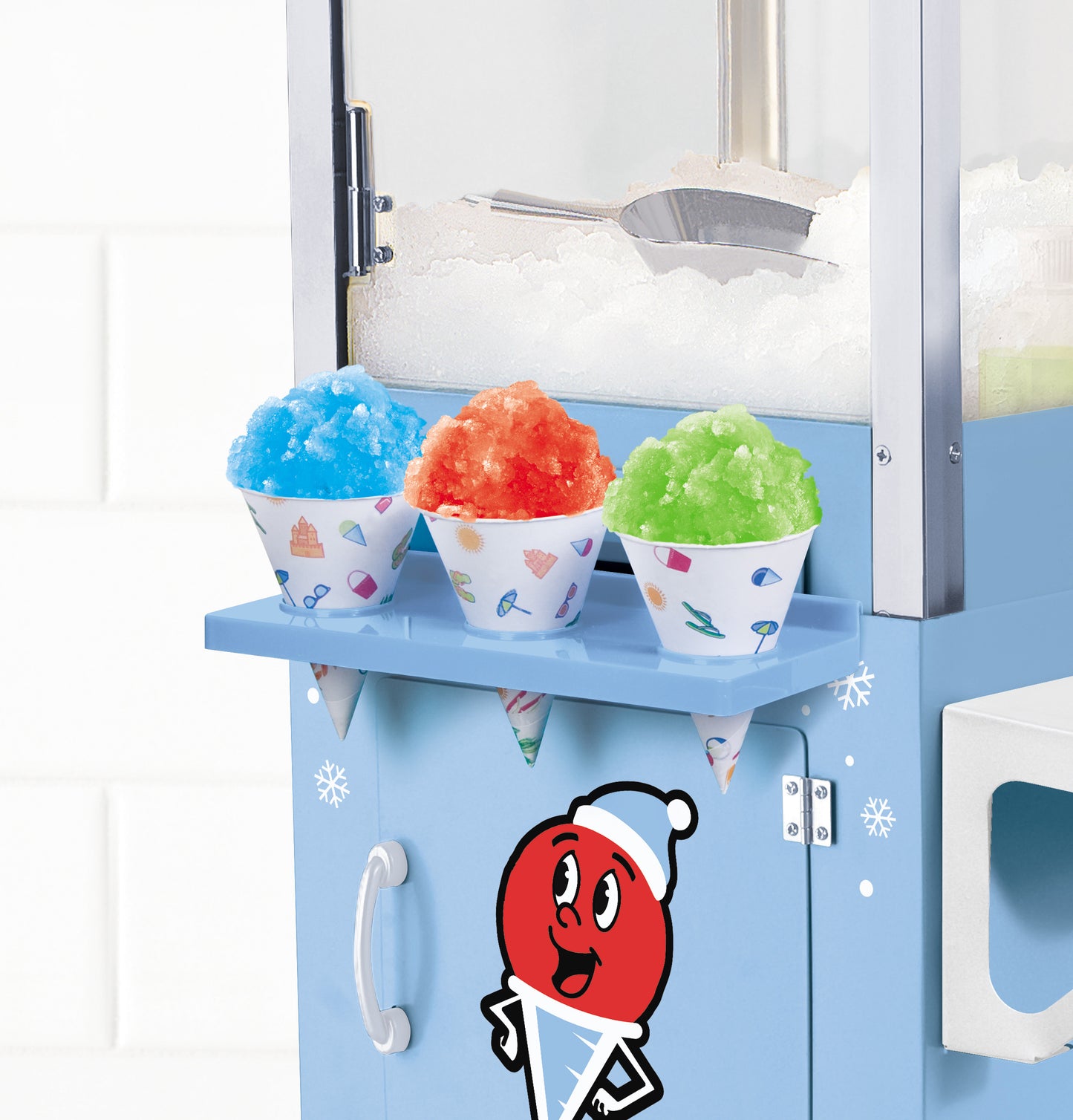 Nostalgia SCC200 Snow Cone Cart - 54 Inches Tall