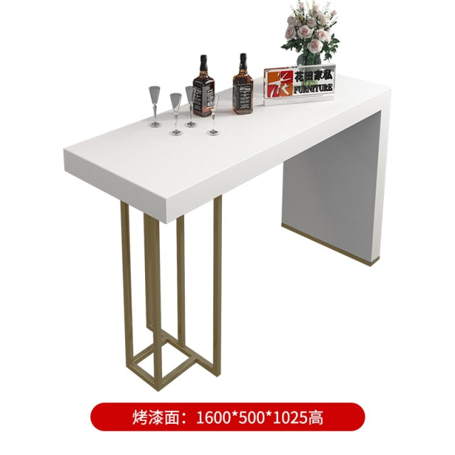Marble slab bar table Island