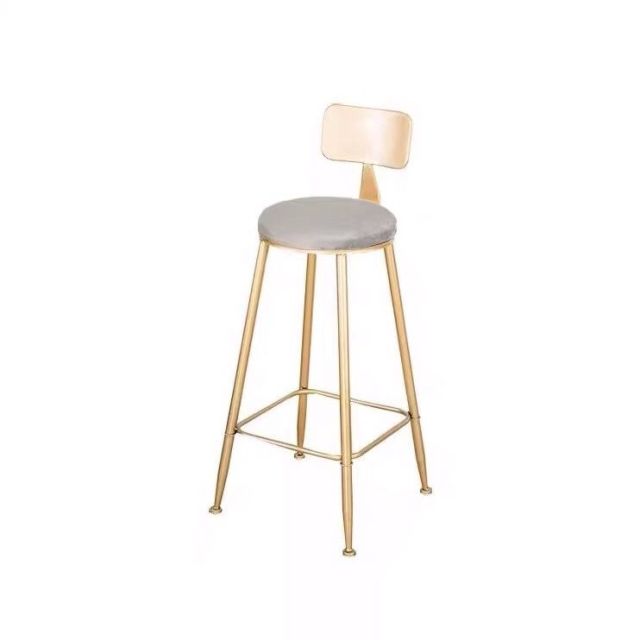 Long Marble bar table chair set