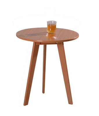 Simple Modern Round Wood Table