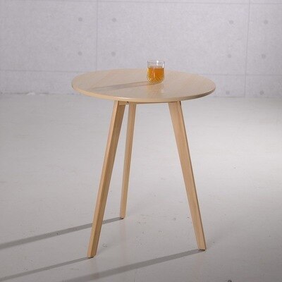 Simple Modern Round Wood Table