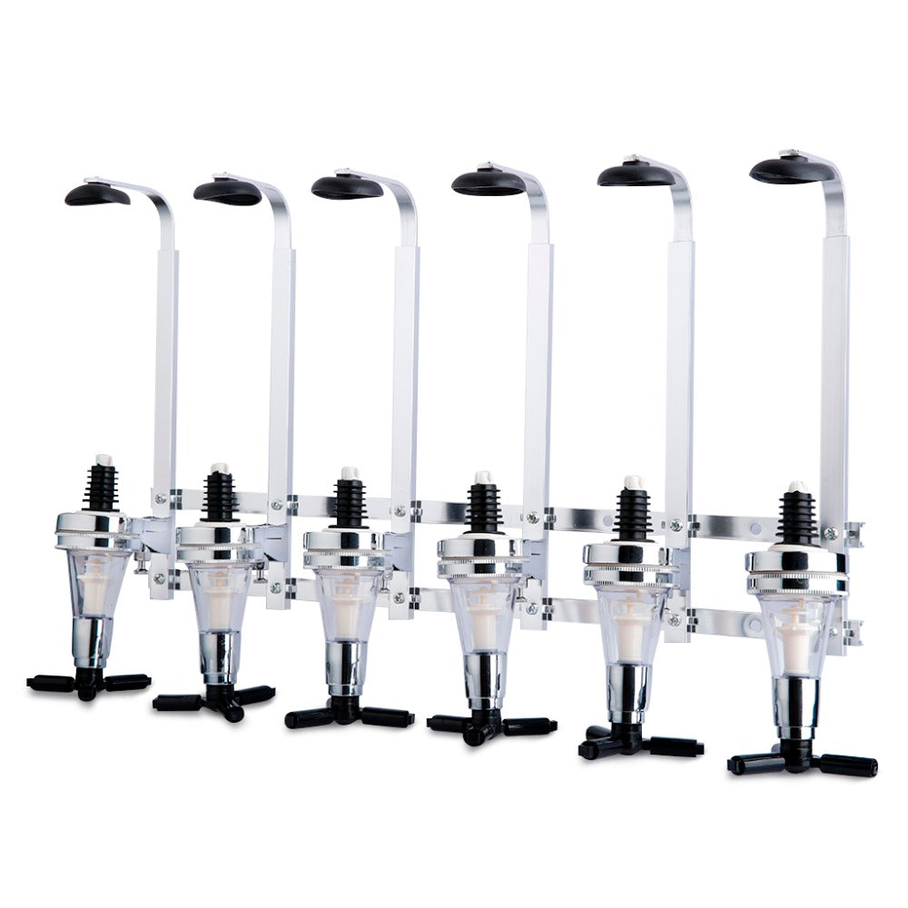 Wall Mounted 6-Station Liquor Dispenser Bar Butler