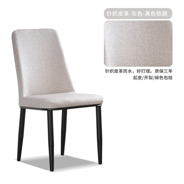 Nordic Luxury simple modern dining chair