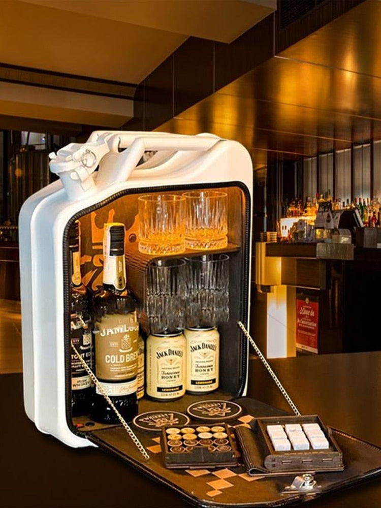 Jerry Can/Gas Can Mini Bar Cabinet Display