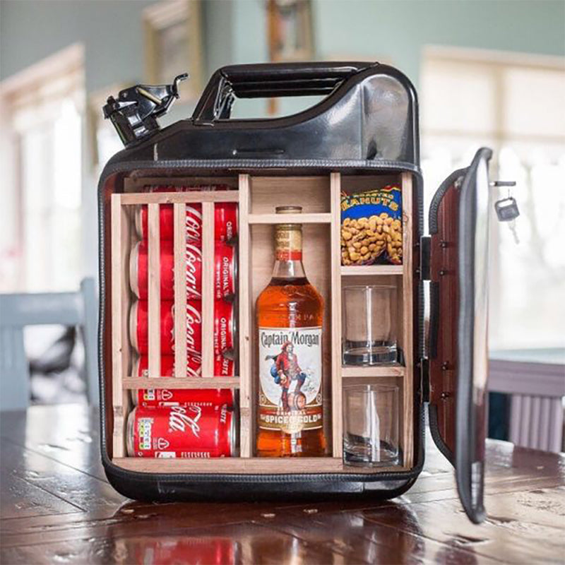 Jerry Can/Gas Can Mini Bar Cabinet Display
