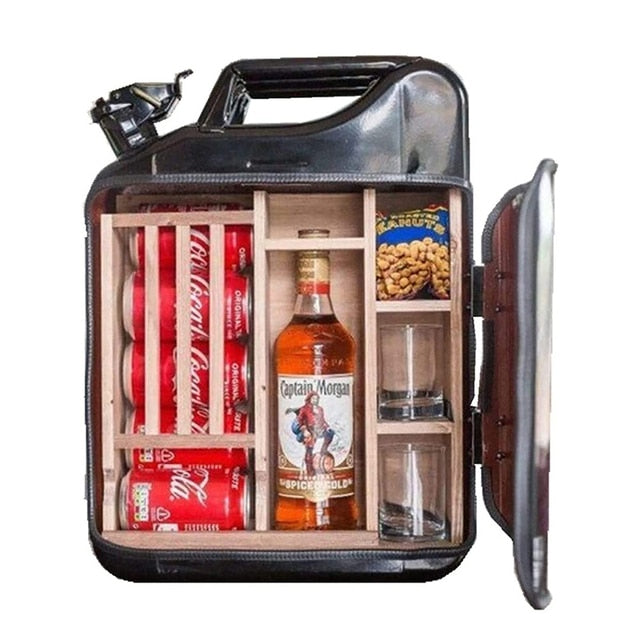 Jerry Can/Gas Can Mini Bar Cabinet Display
