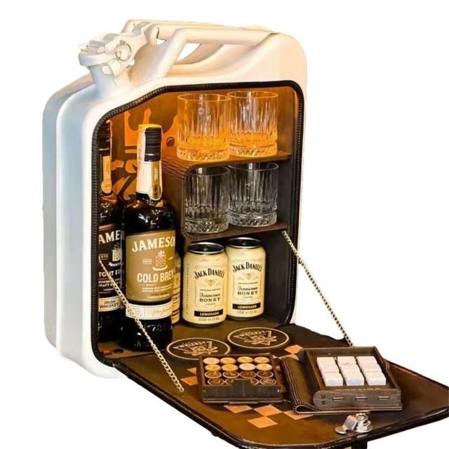 Jerry Can/Gas Can Mini Bar Cabinet Display