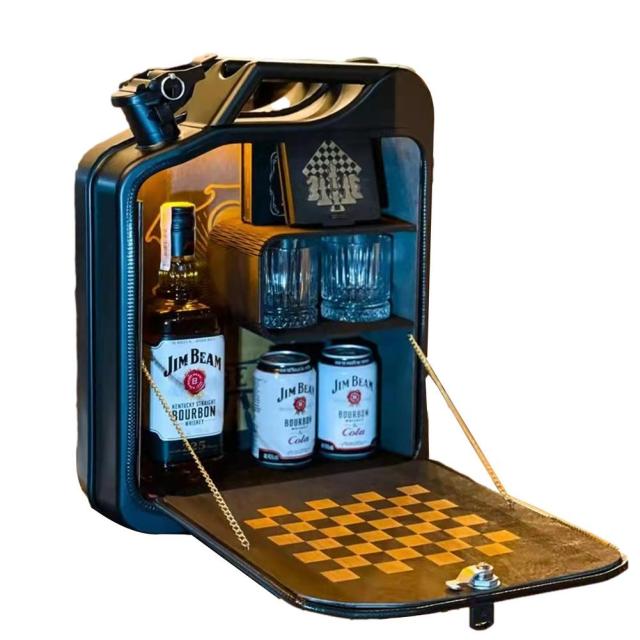 Jerry Can/Gas Can Mini Bar Cabinet Display