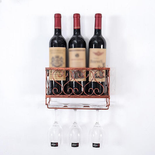 Wall Mount Liquor/Wine Rack for Home Kitchen or Bar