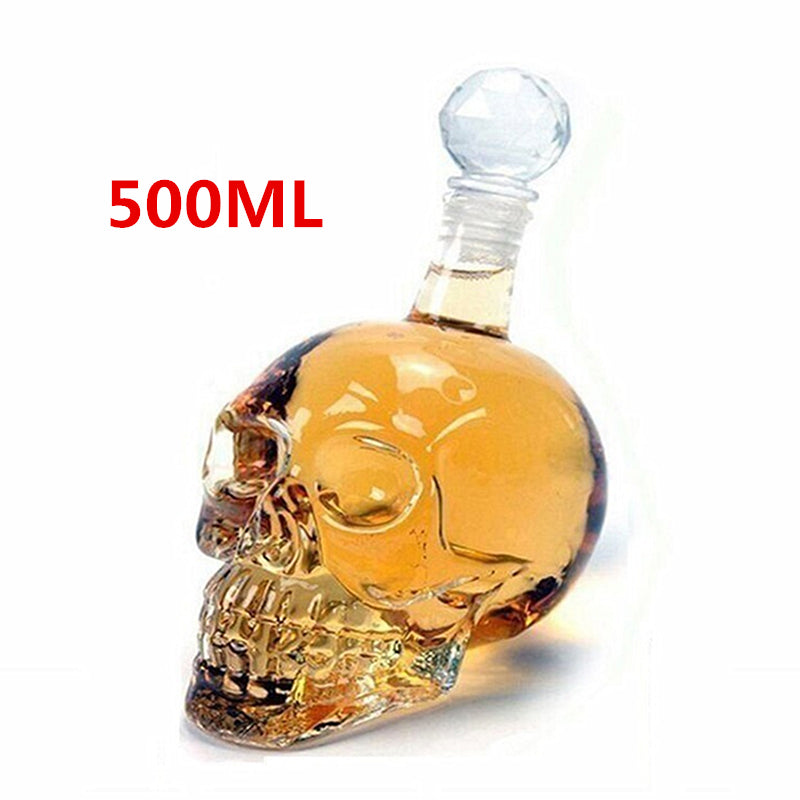 Skull Double Transparent Glass