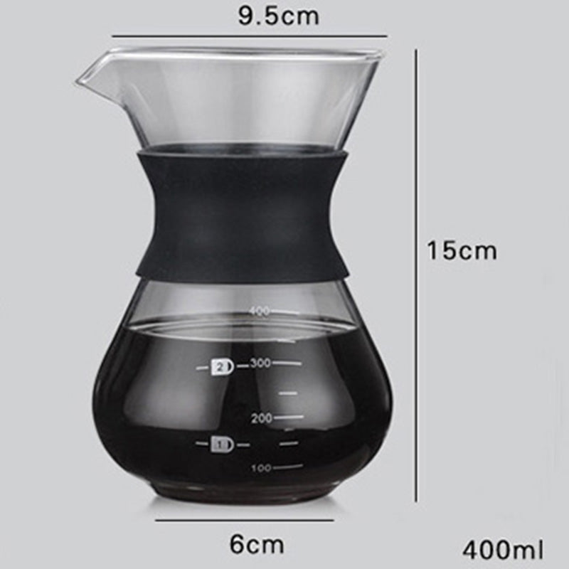 High Borosilicate Glass Hand Coffee Pot