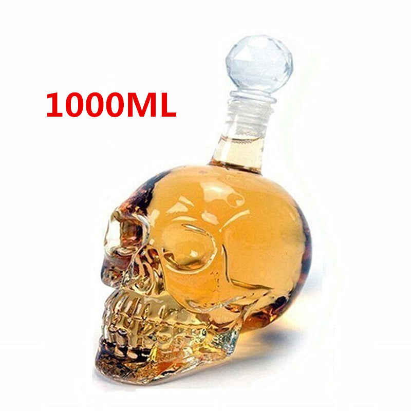 Skull Double Transparent Glass