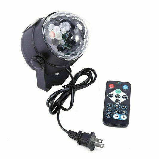 RGB Disco Party Light LED Stage Ball Lights KTV Strobe DJ Sound Activated Lamp
