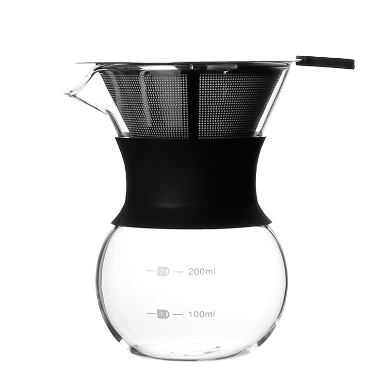 High Borosilicate Glass Hand Coffee Pot