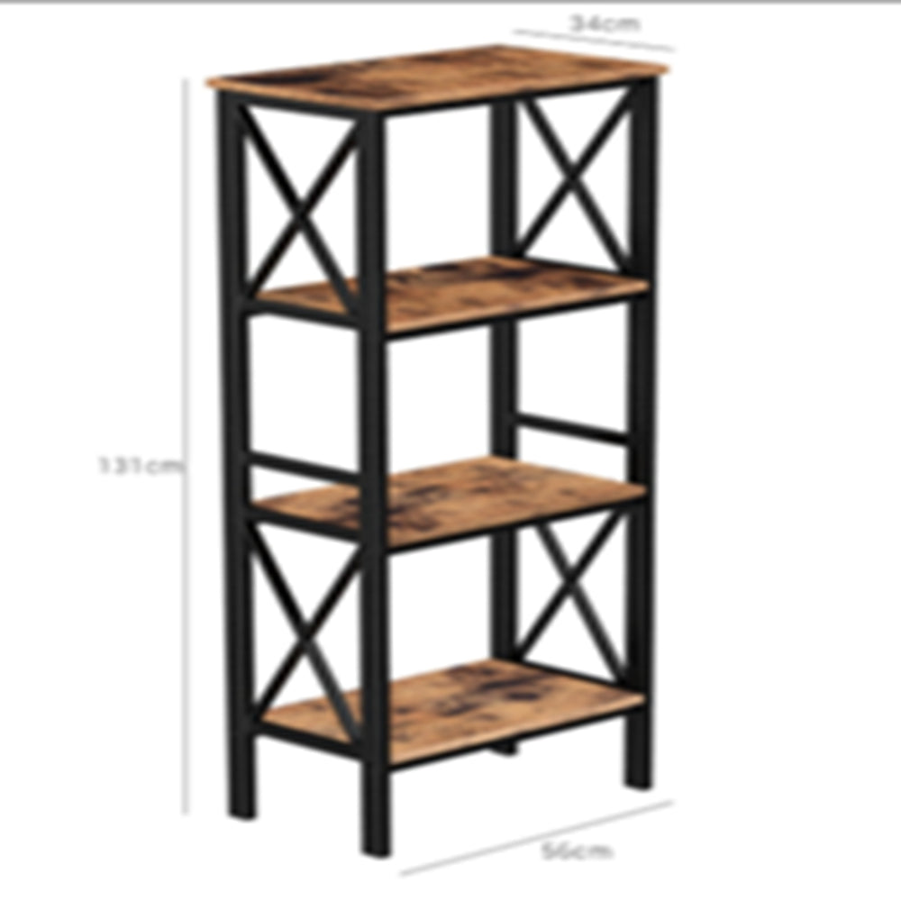 Corner ladder shelves