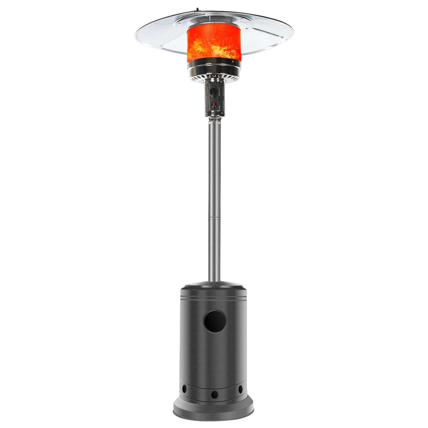 Outdoor Patio Heater With Wheels,Propane 46,000 BTU Premium Outdoor Patio Heater