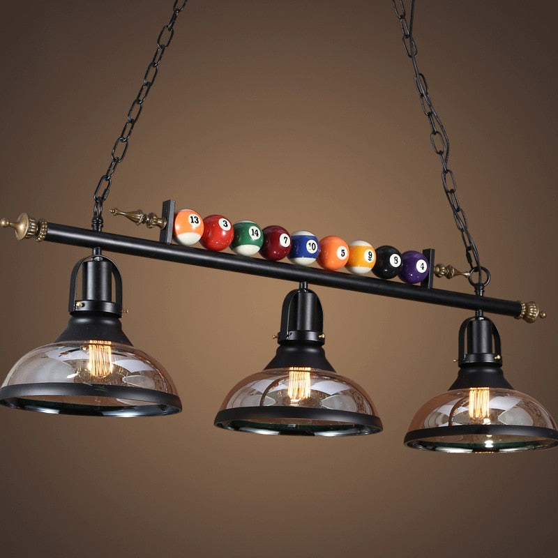 Retro Chandelier Billiard Pool table lights – 1111 Market Limited