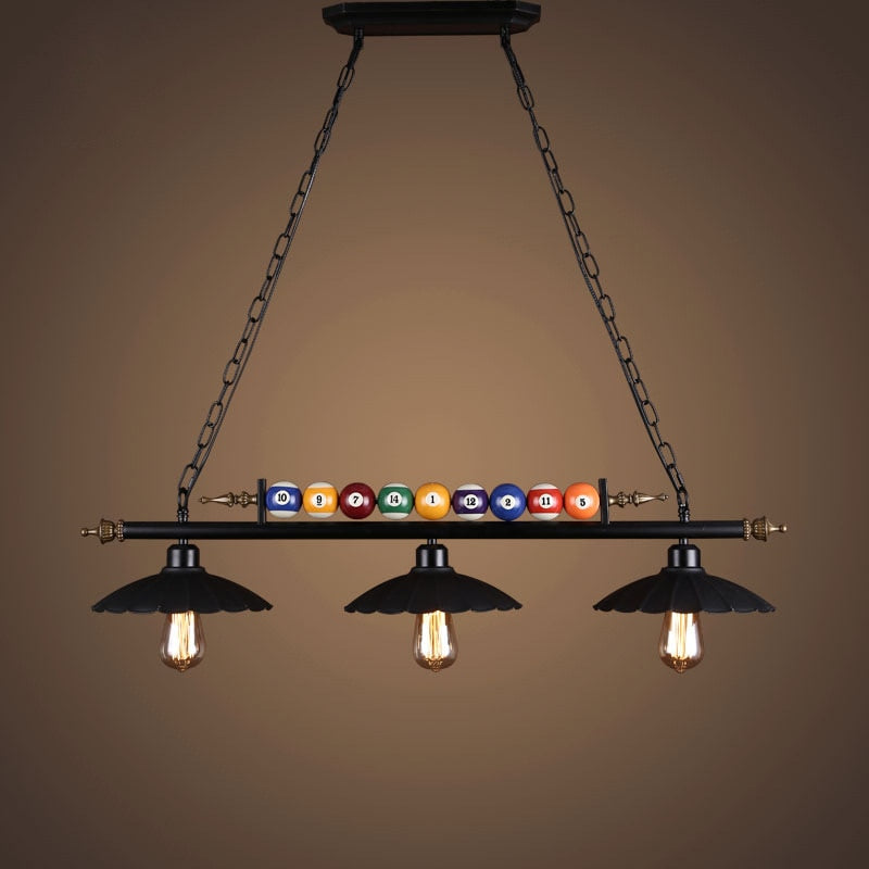 Retro Chandelier Billiard Pool table lights