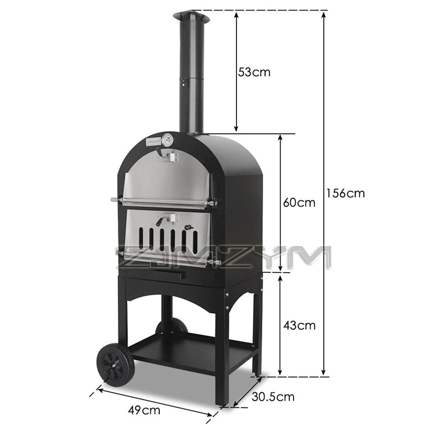 Outdoor Portable Wood Fired Pizza oven