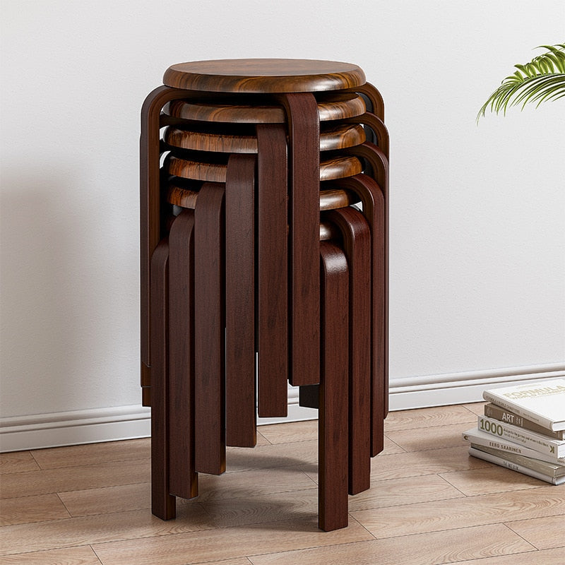 Modern  Wooden Stacking Stools