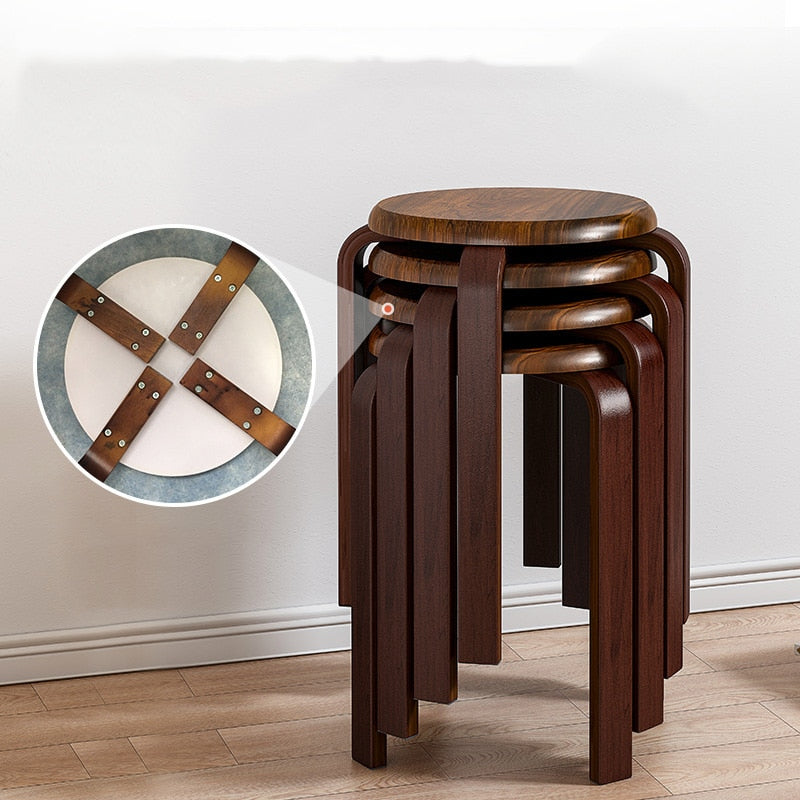 Modern  Wooden Stacking Stools