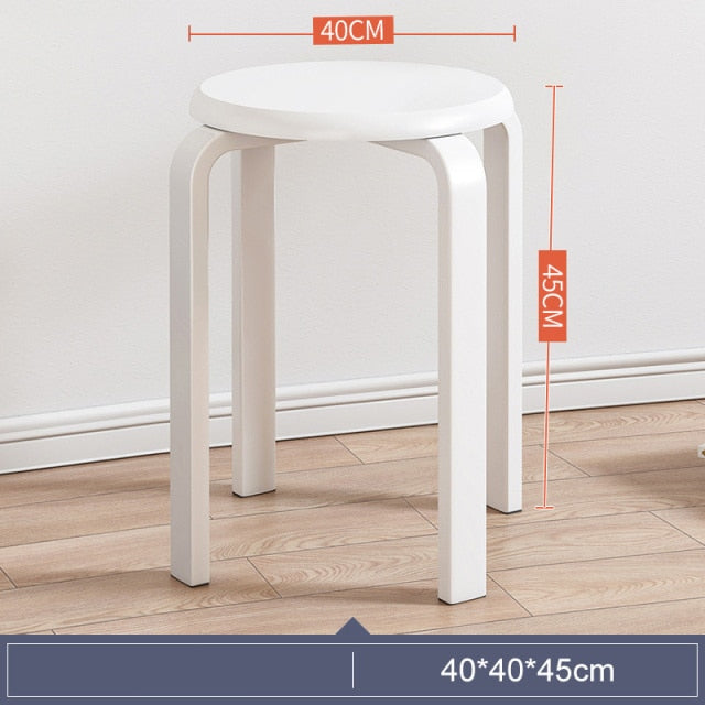 Modern  Wooden Stacking Stools