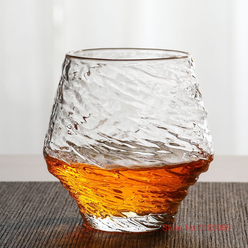 Japanese Hammered Whiskey Glass