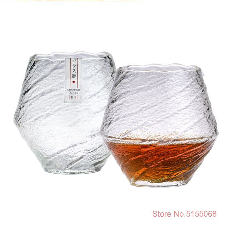 Japanese Hammered Whiskey Glass