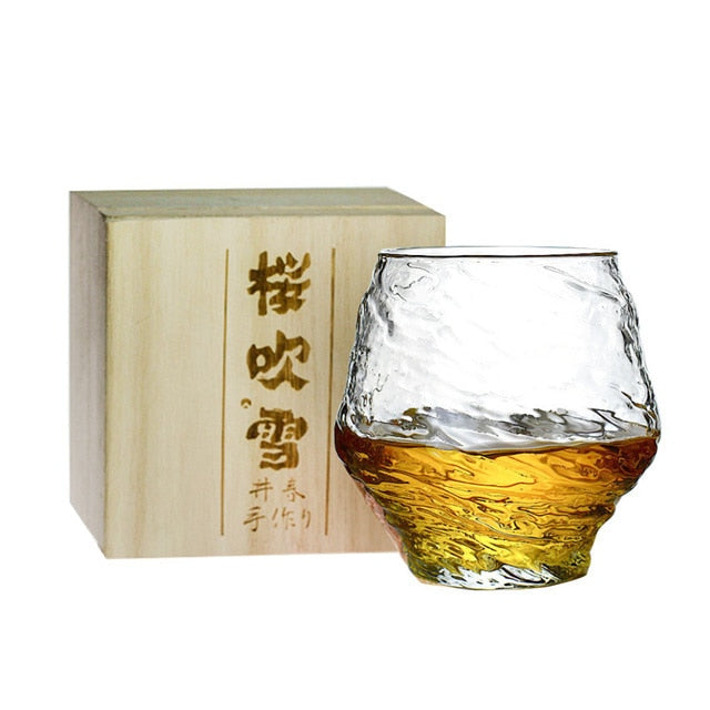 Japanese Hammered Whiskey Glass