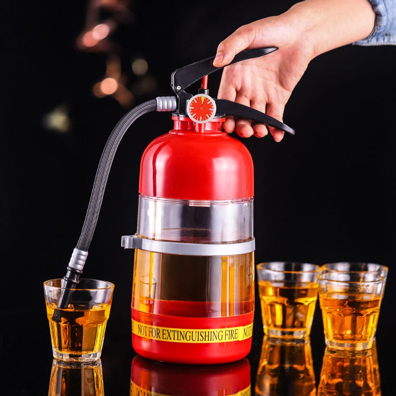 2L Creative Wine/Beer/Liquor Drink Dispenser Fire Extinguisher