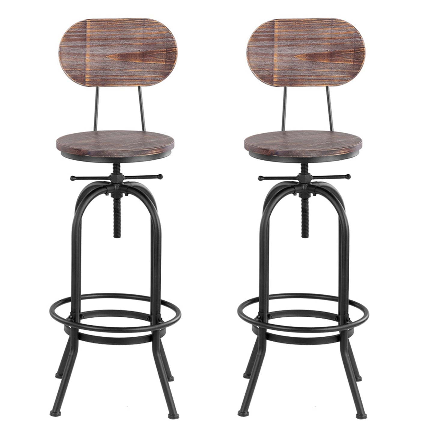 This industrial vintage bar stool is perfect for your family or friends to relax in while having a beverage at your home bar.