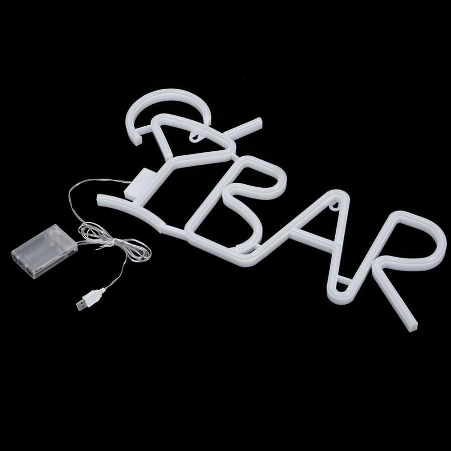 LED BAR Neon Lights Sign For Wall USB Battery Operated