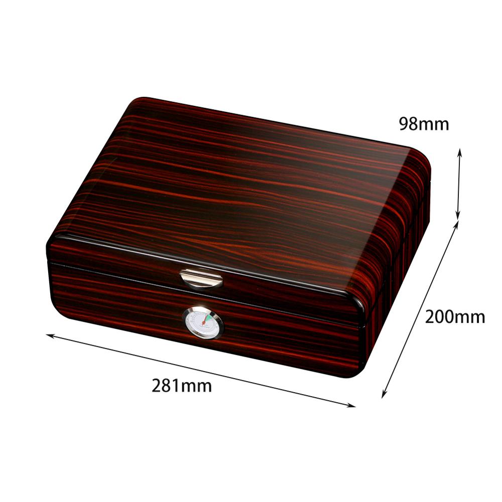 Cedar Wood Cigar Humidor W/ Hygrometer Humidifiers