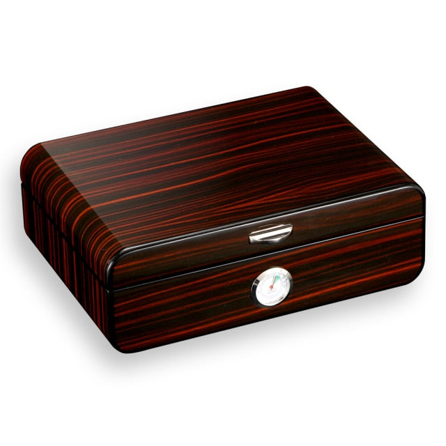 Cedar Wood Cigar Humidor W/ Hygrometer Humidifiers