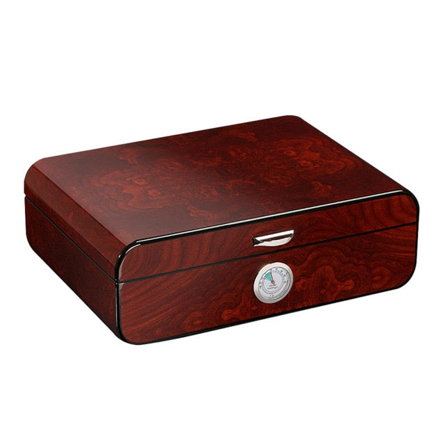 Cedar Wood Cigar Humidor W/ Hygrometer Humidifiers