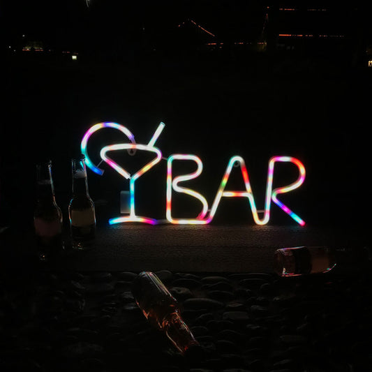 BAR Indoor Letters Shaped LED Neon Light Sign