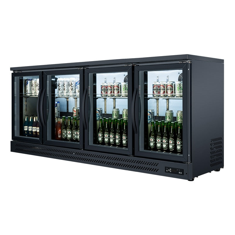 4 Door Glass Beer Refrigerator Display