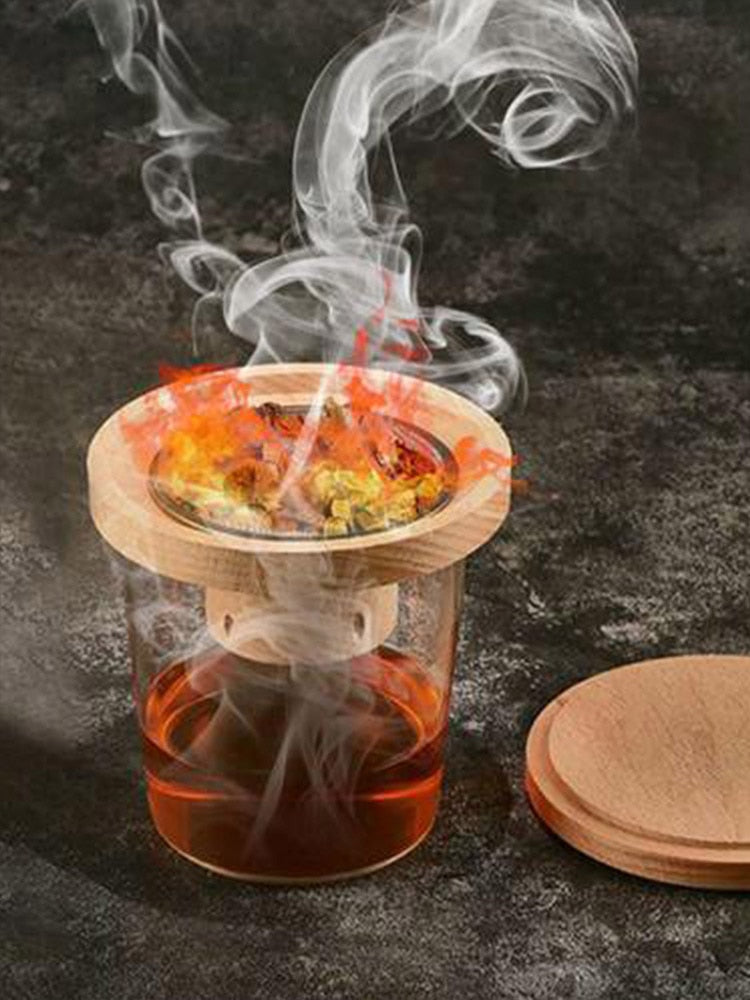 Cocktail Smoking Kit With Torch And Wood Chips For Whiskey, Bourbon, Cheese, Dried fruits