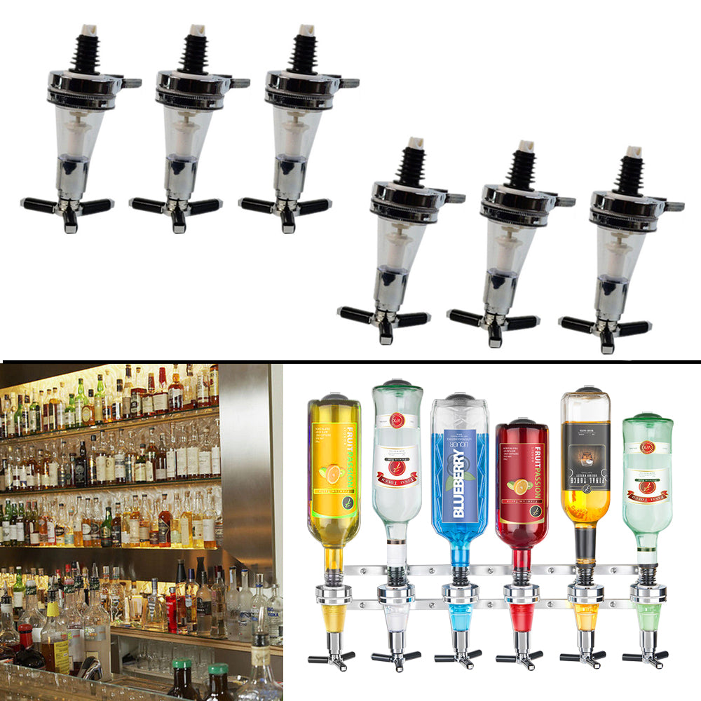 Wall Mounted 6-Station Liquor Dispenser Bar Butler