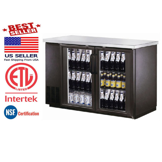 48 Qt. Beer Refrigerator Commercial Cabinet Back Bar