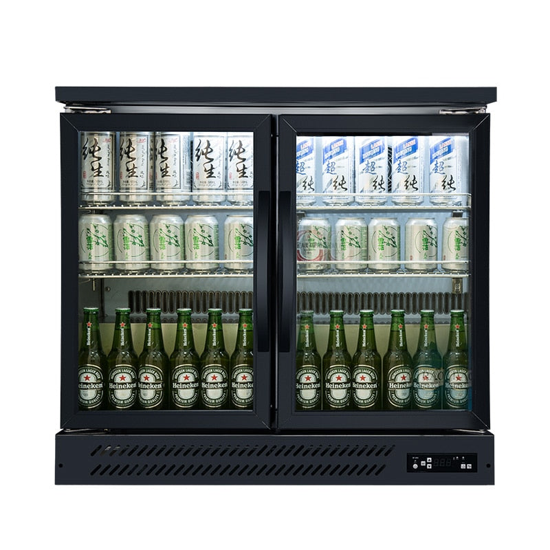 Double glass Back Bar cooler/undercounter Bar Fridge