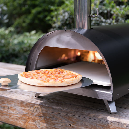 Outdoor Wood Fired Pizza Oven 12 Inch Portable Pizza Maker